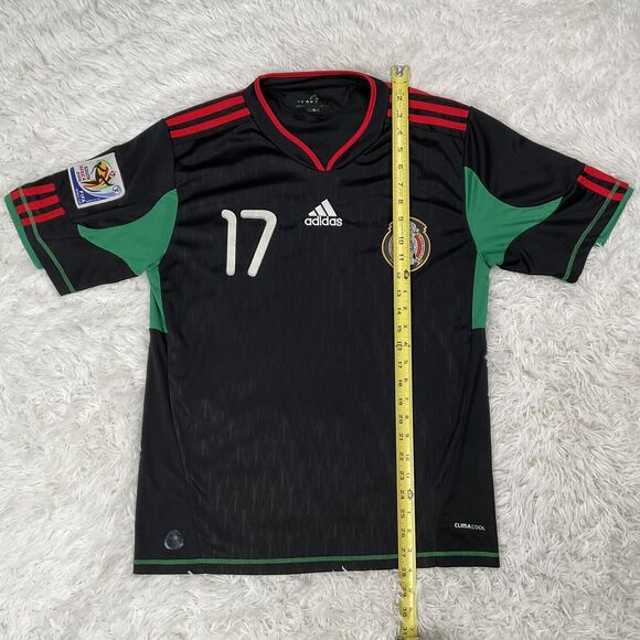 Adidas Mexico 2010 World Cup Away Jersey G.Dos Santos Size M - Picture 5 of 6